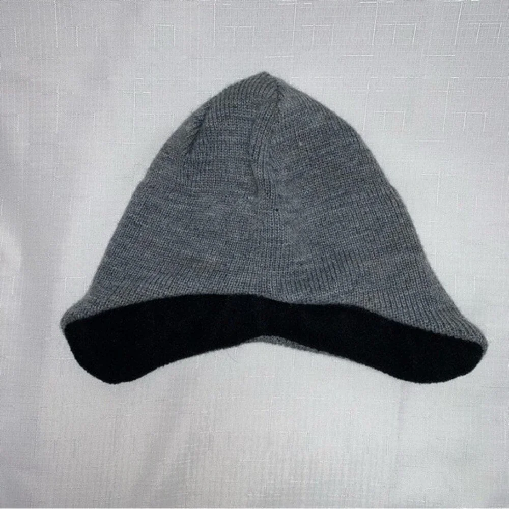 Lumberjack Grey Fleece Lined Trapper Hat Warm Winter Ear Cover Preppy Ski Cap
